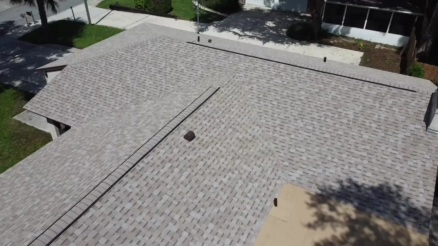 roof replacement shingle gray orlando florida 2