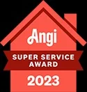 The Angi Super Service Award 2023 Logo