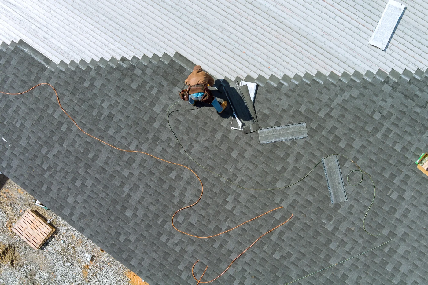Roof with Spanish tile on single-story Saint Cloud home repaired by Universal Roof & Contracting