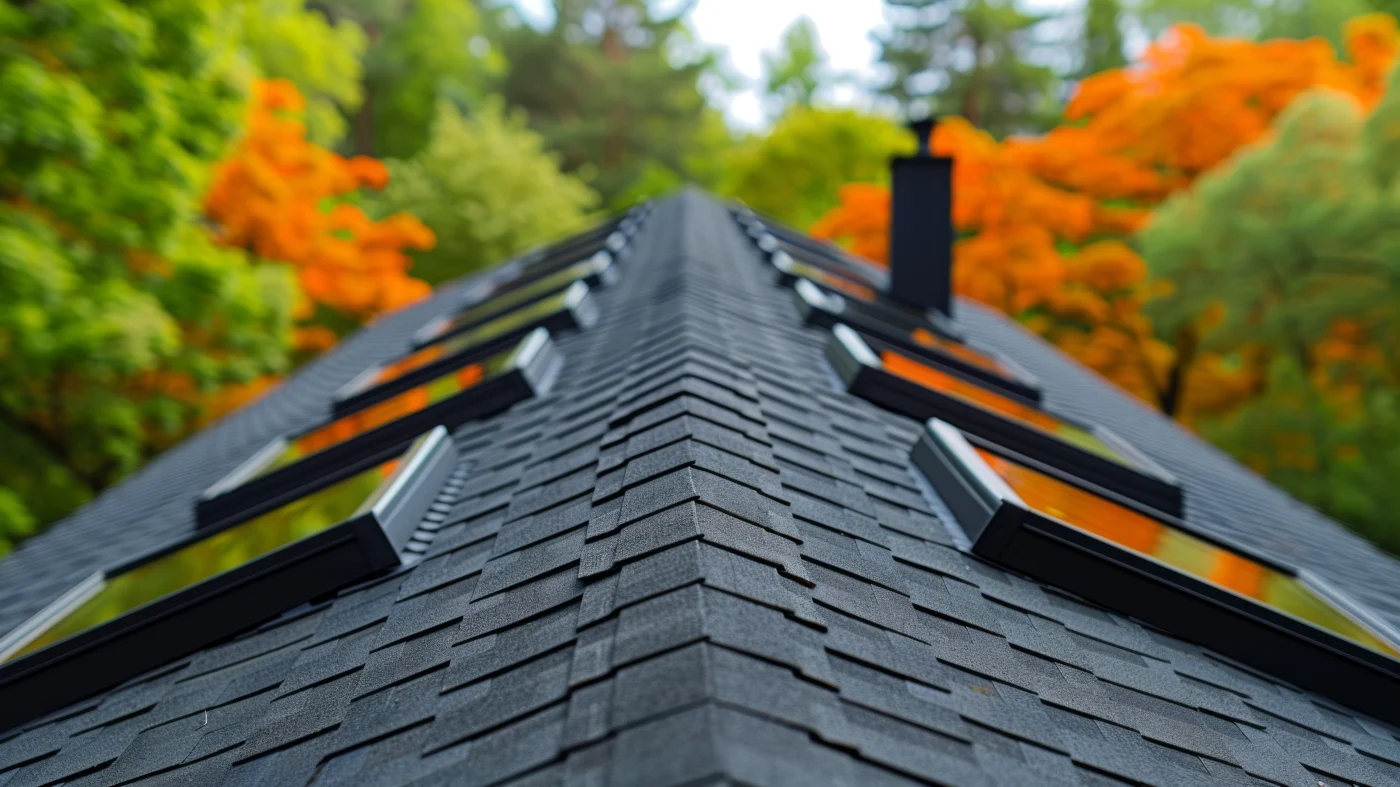 Home with red tile roof