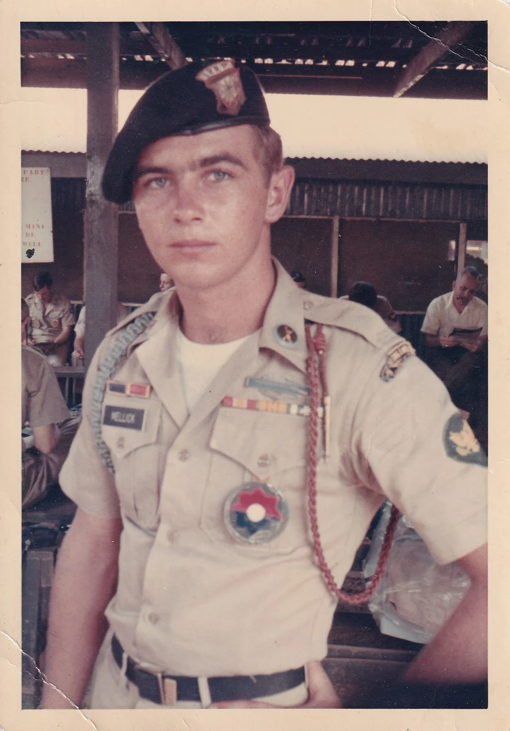 Ken Mellick in service uniform