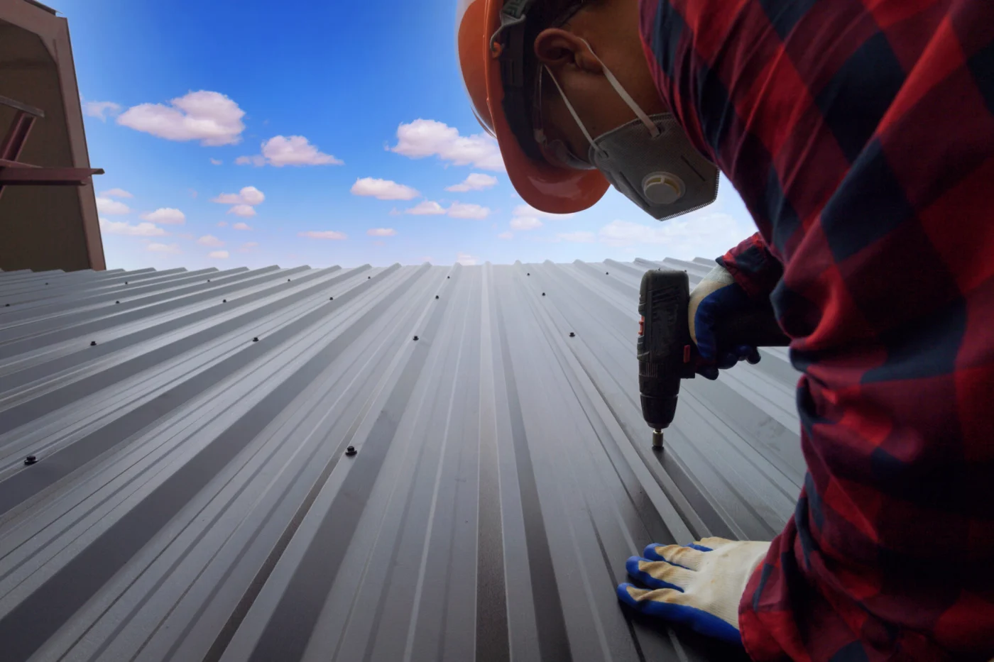 Roofer Construction Worker Install New Roof,roofing Tools Roofer Construction Worker Install New Roof,roofing Tools