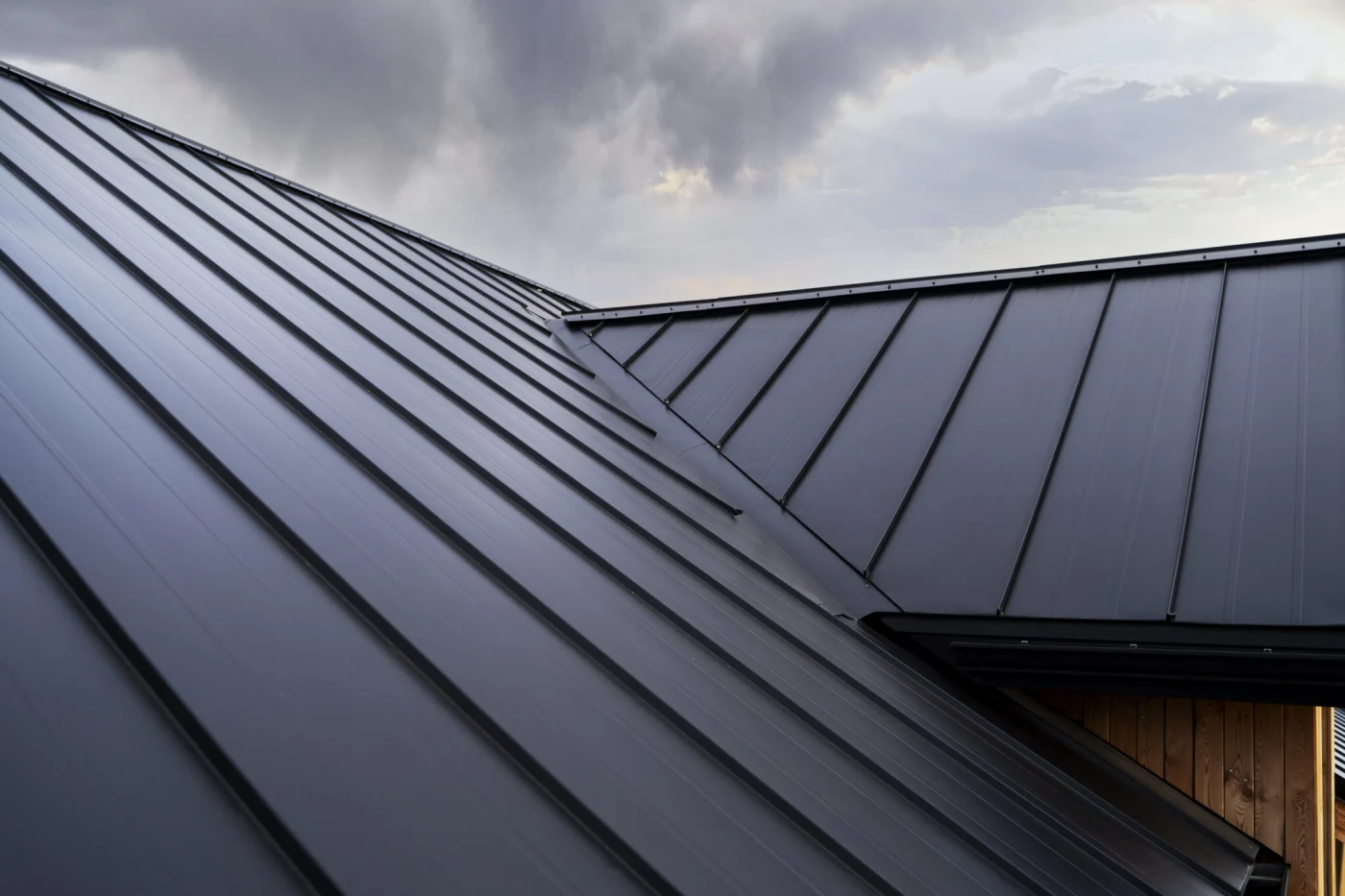 Residential Roofing Black Metal Roof Pinellas Park Universal Residential Roofing Black Metal Roof Pinellas Park Universal
