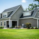 Craftsman Cottage Style Modern Suburban House In Subdivision Wit
