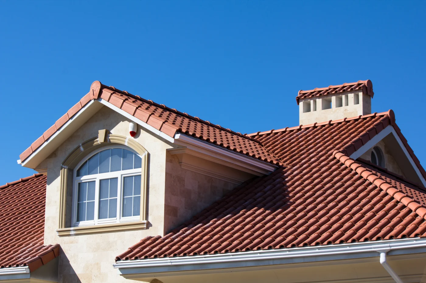 Spanish tile roof on Alafaya residential home worked on Universal Roof & Contracting